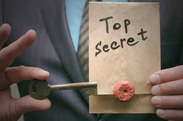 Top Secret Koncepció Top Secret Dokumentumok Vagy Üzenet Egy Visszafejtési — Stock Fotó