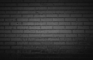 Siyah tuğla duvar arkaplanı