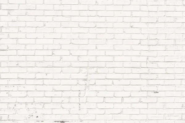 Muro de ladrillo blanco para fondo —  Fotos de Stock
