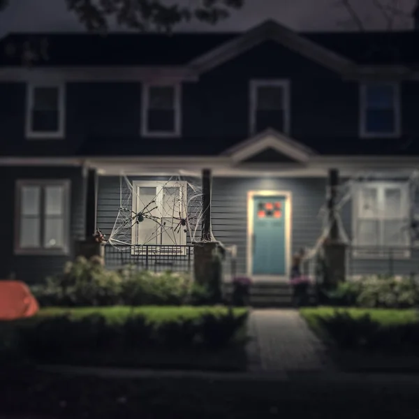 Halloween dům dekorace — Stock fotografie