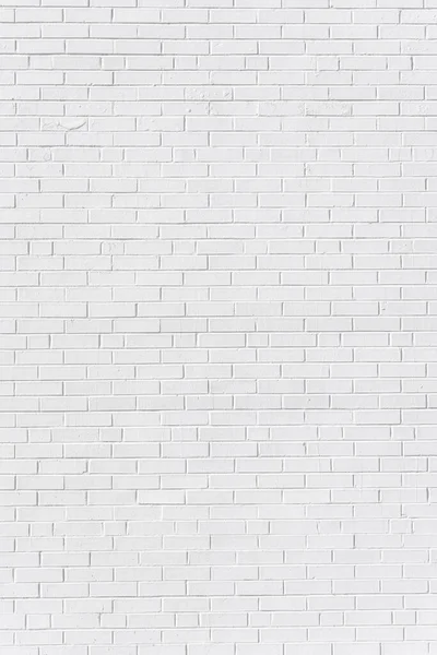 Tégla Festett Fehér Fal Lehet Használni Textúra Vagy Háttér — Stock Fotó