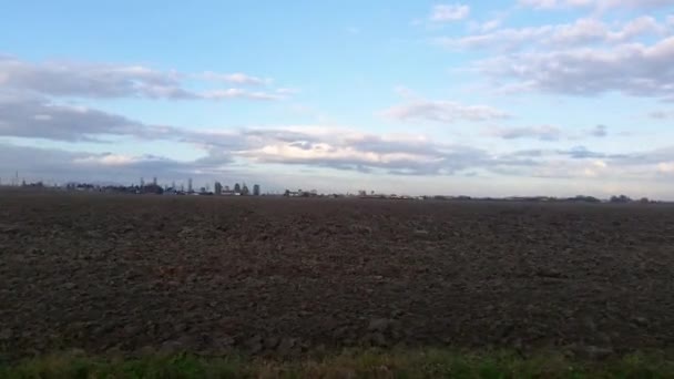 Paysage Rural Pendant Période Hivernale — Video