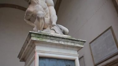 Floransa 'da Michelangelo Heykeli Piazza della Signoria' da