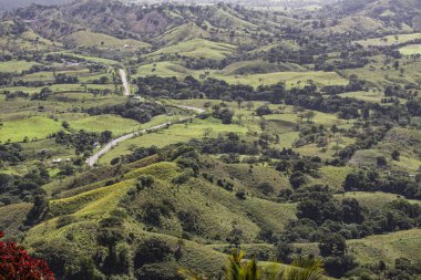 Dominik Cumhuriyeti 11 'de Montana Redonda manzarası