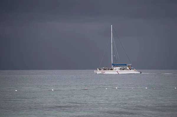 Δομινικανές βάρκες στη θάλασσα 7 — Φωτογραφία Αρχείου