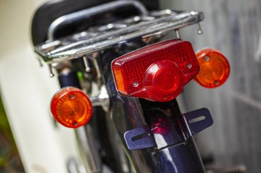 Tail light of a vintage motorcycle 2