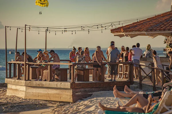 Bar de playa en la playa Dominicus en República Dominicana 4 — Foto de Stock