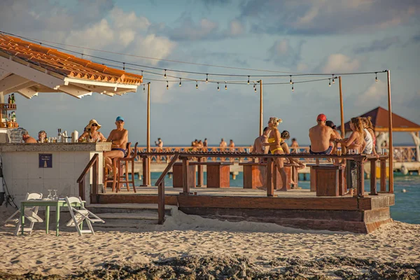 Strandbar op Dominicus strand in Dominicaanse Republiek 3 — Stockfoto