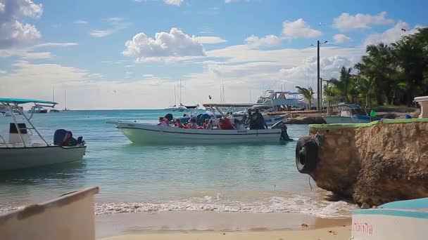 Bayahibe Dominican Republic January 2020 Bayahibe City Detail Daily Scene — Stockvideo