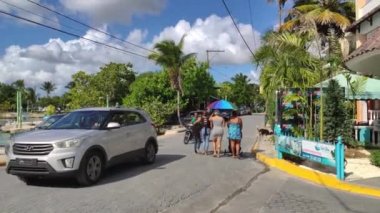 Bayahibe, Dominik Cumhuriyeti 23 Aralık 2019: Bayahibe halkı sokakta