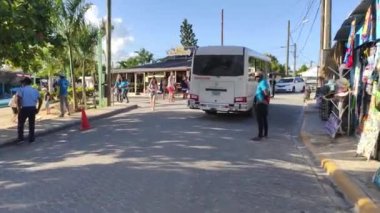 BAYAHIBE, DOMINICAN REPUBLIC 23 DECEMBER 2019: Bayahibe people on street 6