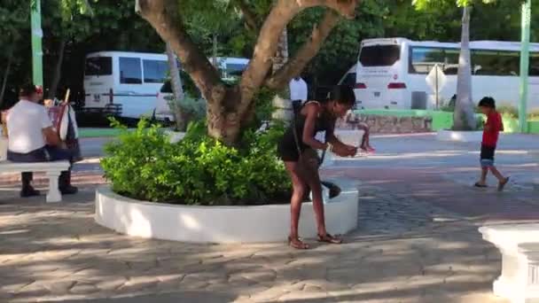 Bayahibe Dominican Republic December 2019 Bayahibe People Street — Wideo stockowe