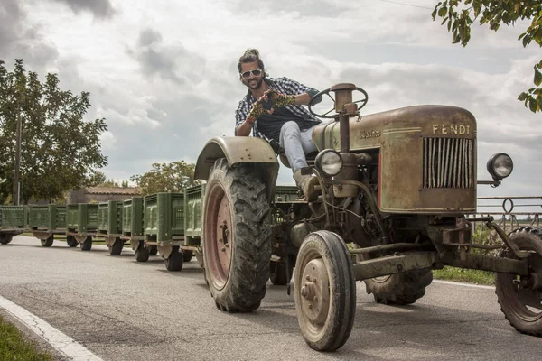 Rovigo Itália Fevereiro 2020 Ame Trabalho Agrícola — Fotografia de Stock