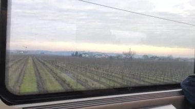 View of the panorama from the train window 3