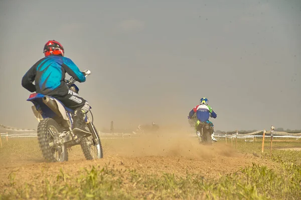 Gavello Italië Maart 2020 Enduro Race Het Platteland — Stockfoto