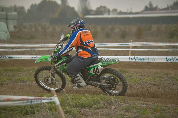 Gavello Italy March 2020 Enduro Race Countryside — 图库照片