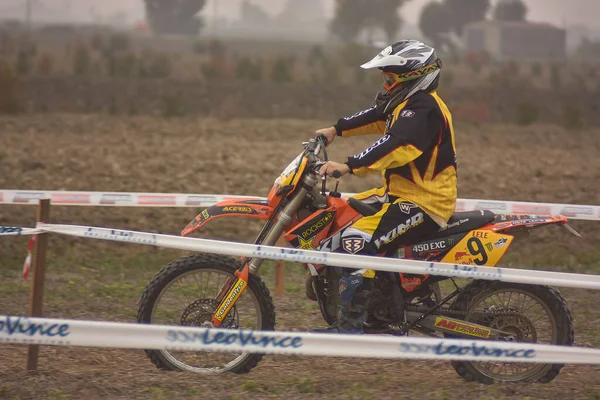 Gavello Italy March 2020 Enduro Race Countryside — 图库照片