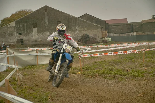 Gavello Itálie March 2020 Enduro Závod Venkově — Stock fotografie