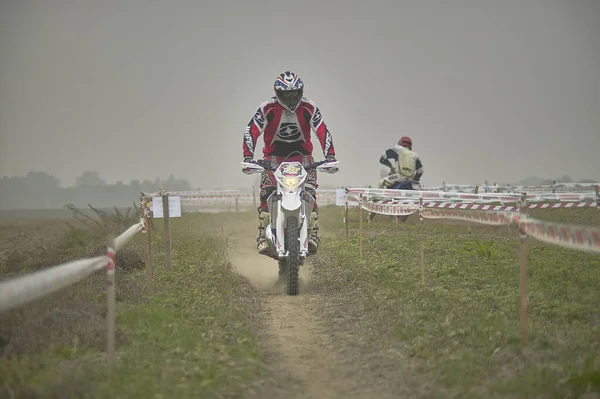 Gavello Italy March 2020 Enduro Race Countryside — 图库照片