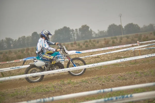 Gavello Itália Março 2020 Corrida Enduro Campo — Fotografia de Stock