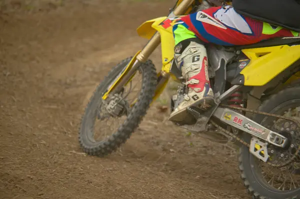 Gavello Italy March 2020 Enduro Race Countryside — 스톡 사진