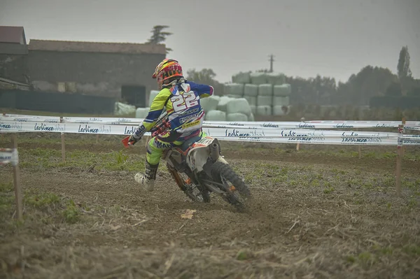 Gavello Itálie March 2020 Enduro Závod Venkově — Stock fotografie