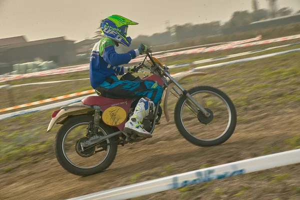 Gavello Italy March 2020 Enduro Race Countryside — 图库照片