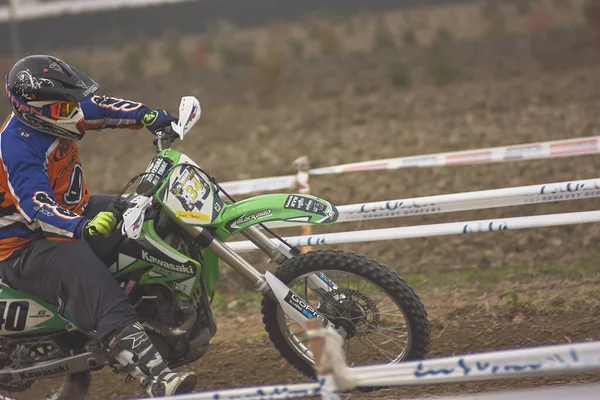 Gavello Italy March 2020 Enduro Race Countryside — 图库照片