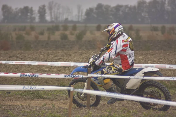 Gavello Italy March 2020 Enduro Race Countryside — 图库照片