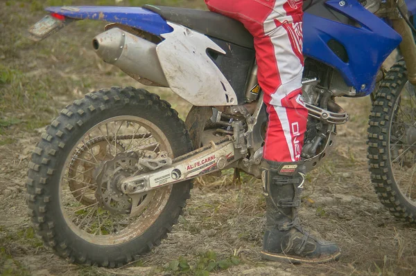 Gavello Itália Março 2020 Corrida Enduro Campo — Fotografia de Stock