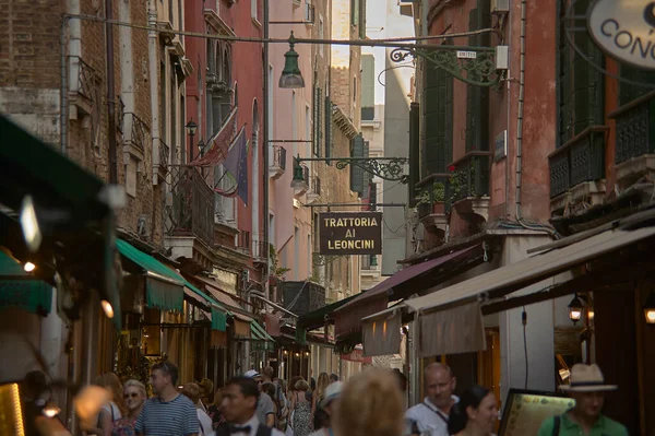 Venice Italy March 2019 View Street Venice — Stock Photo, Image