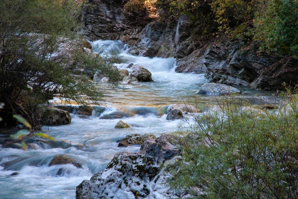 Watercourse Dolomites Water Rocks — Stock Photo, Image