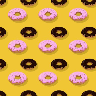 Vektör yazdırma çörek