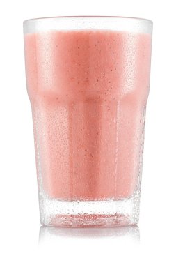 Muz ve çilek güler yüzlü cam