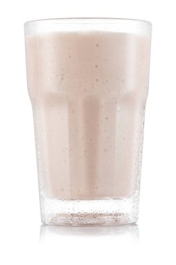 Bardakta ananas ve muz smoothie