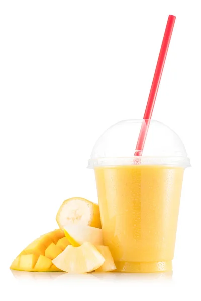 Plastik kap içinde multifruit güler yüzlü