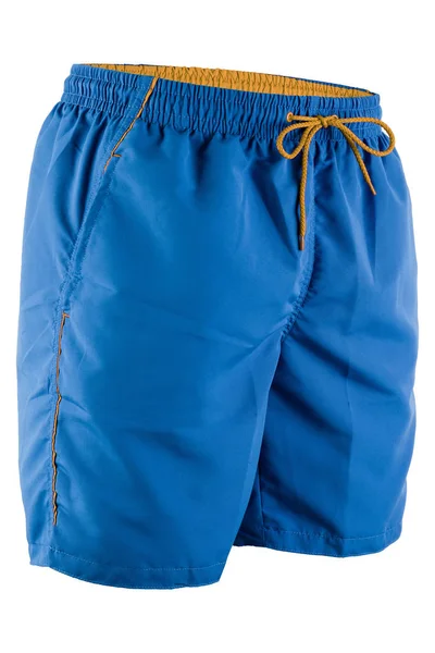 Pantalones cortos de hombre azules para nadar — Foto de Stock