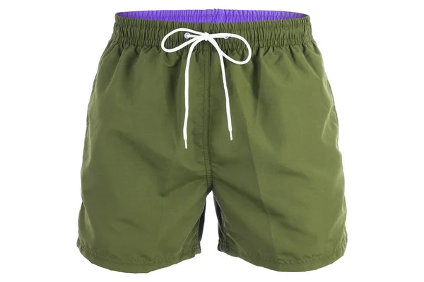 Homens verdes shorts para natação — Fotografia de Stock