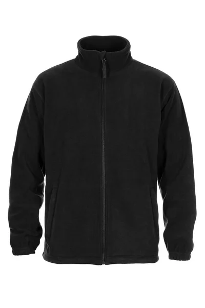 Sudadera negra polar para hombre — Foto de Stock