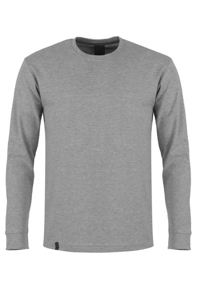 Grey lange mouwen t-shirt — Stockfoto