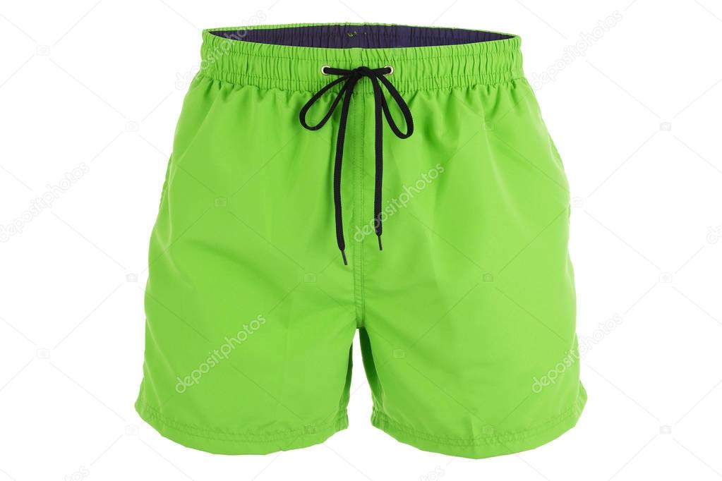 Green men shorts for swimming 