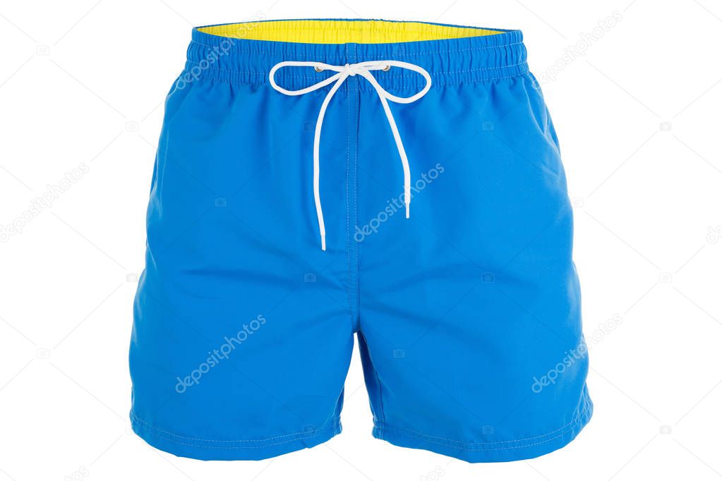 Blue men shorts for swimming