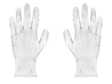 Beyaz lastik eldiven