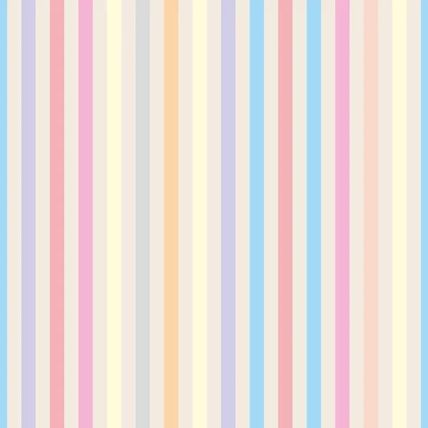 Sömlös pastell ränder vektor bakgrund eller kakel mönster illustration — Stock vektor