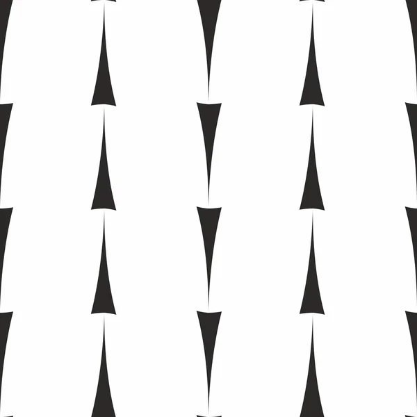 Kachelvektormuster mit schwarzen Pfeilen auf weißem Hintergrund — Stockvektor