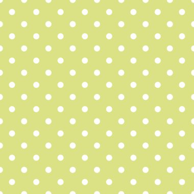 Yeşil zemin üzerinde beyaz benekli döşeme vektör deseni