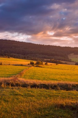 gün batımı yaz peyzaj
