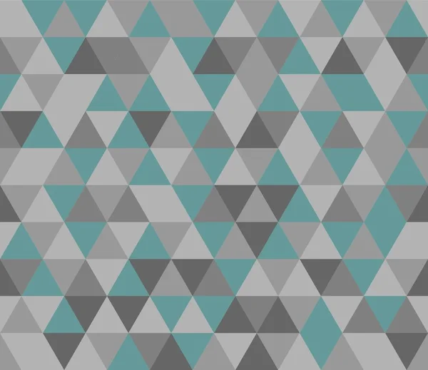 Fondo de baldosa vectorial con triángulo gris y verde menta — Vector de stock