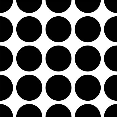 Beyaz arkaplanda siyah benekli döşeme vektör deseni