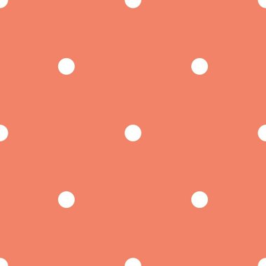 Pembe bir arka plan üzerinde beyaz sorunsuz lekeli döşeme vektör deseni